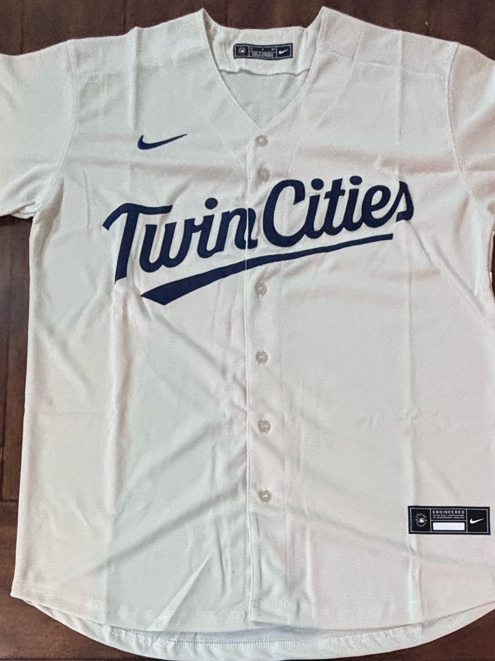 Minnesota Twins “Twin Cities” City Connect stitched Jersey Adult Small NWT